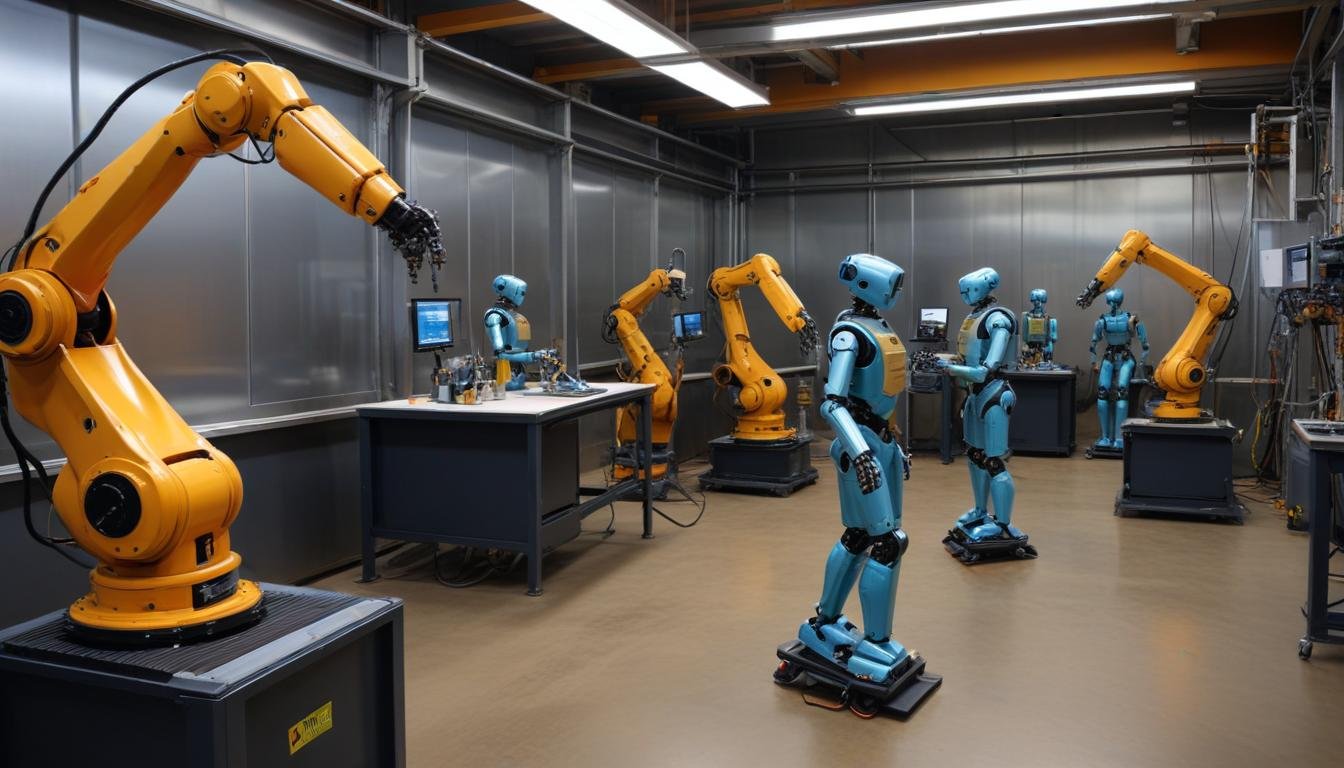 Les Robots Humanoïdes dans l'Industrie de la Peinture : Précision et Efficacité