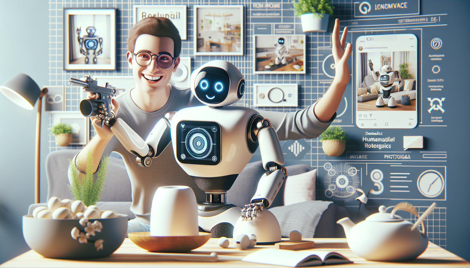 Tout Savoir sur les Interfaces Gestuelles des Robots Humanoïdes Domestiques